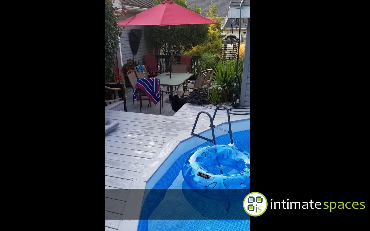 Outdoor Project: Patio, deck, pool, waterfall