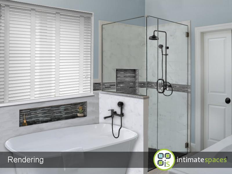 intimate spaces design studio master bath after 3d rendering